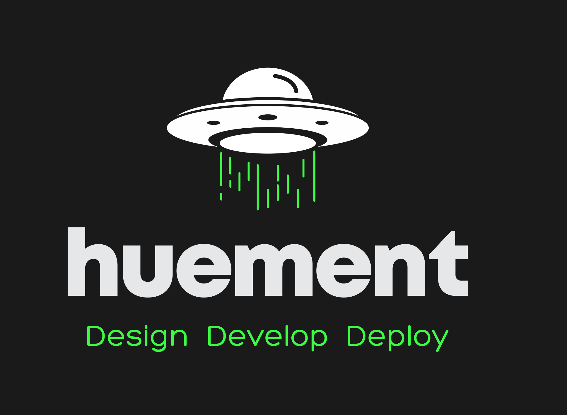 UFO with Slogan
